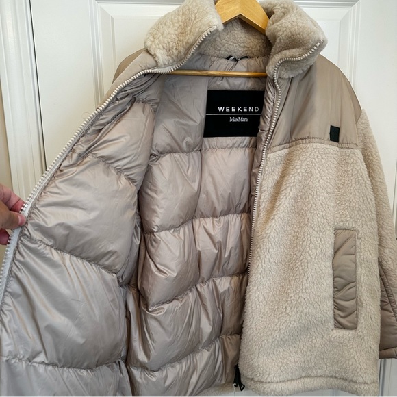 SOLD! on eBay WEEKEND MAXMARA Label-cut Anabela Logo Down Jacket.Size: IT40/US6. - Picture 12 of 16